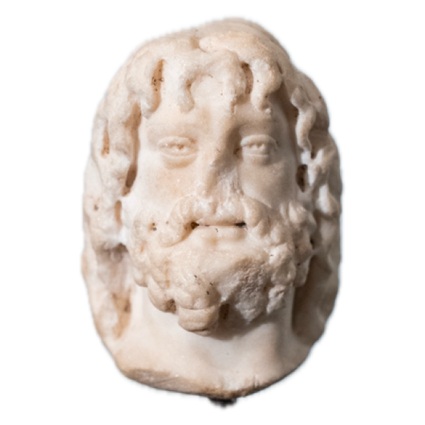 Petite sculpture de Zeus-Serapis ou Esculape