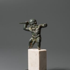 Statuette érotique représentant un nain grotesque